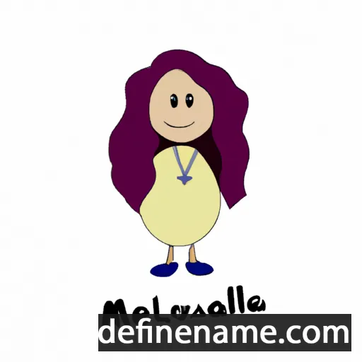 cartoon of the name Melaniya