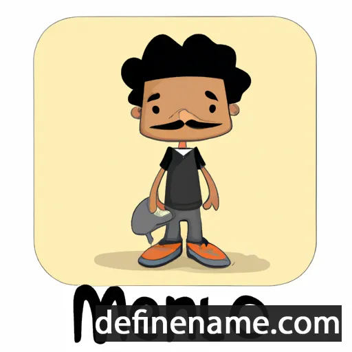 cartoon of the name Melano