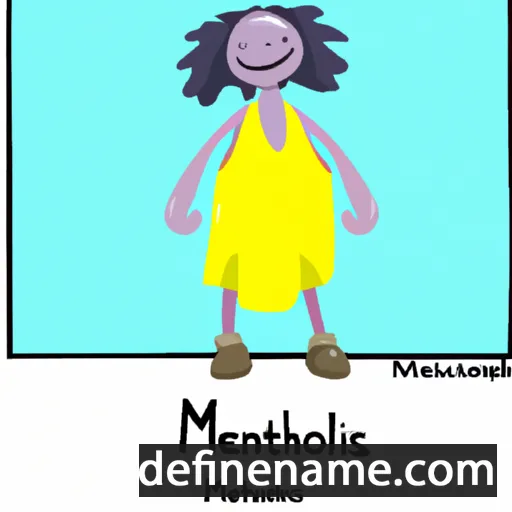 cartoon of the name Melanthios