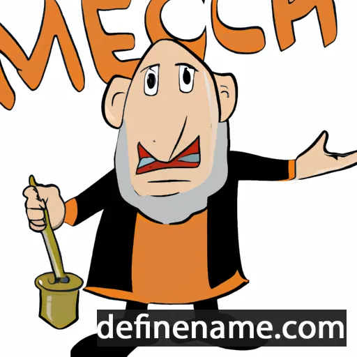 cartoon of the name Melech