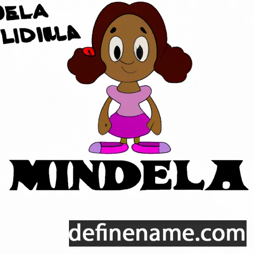 cartoon of the name Melinda