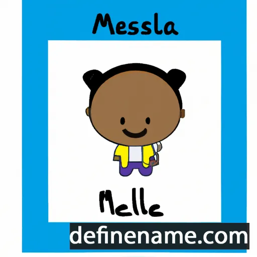 cartoon of the name Melisizwe