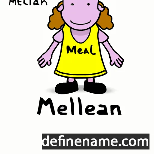 cartoon of the name Mellan