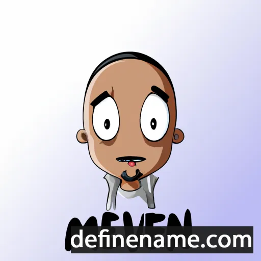 cartoon of the name Melvin