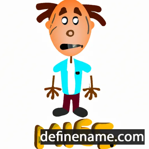 cartoon of the name Menes