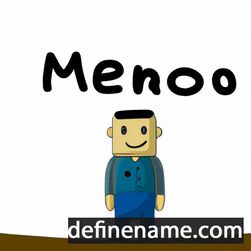 cartoon of the name Menno