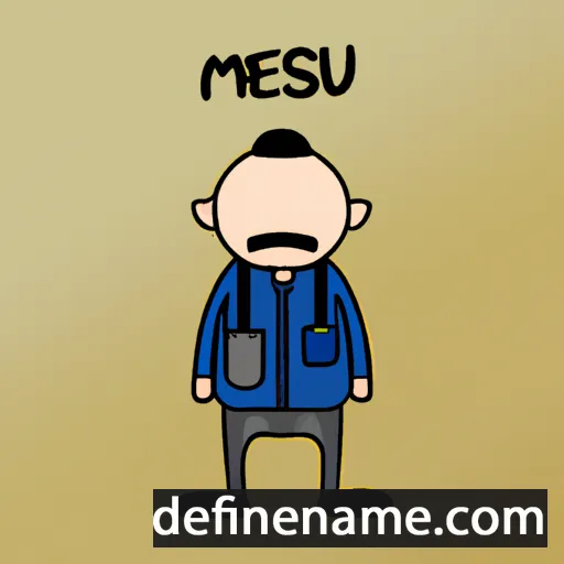 cartoon of the name Mensur