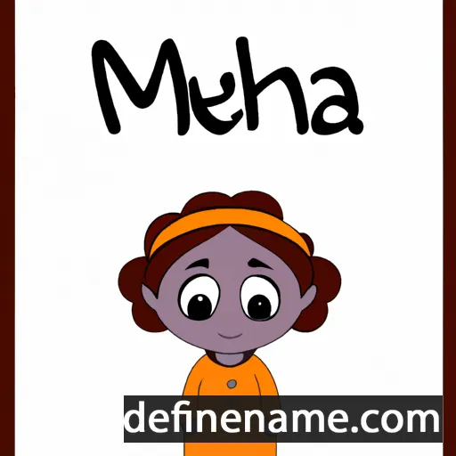 Menuha cartoon