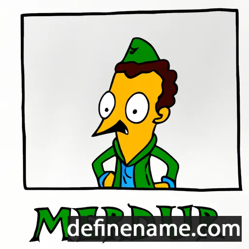 cartoon of the name Meraud