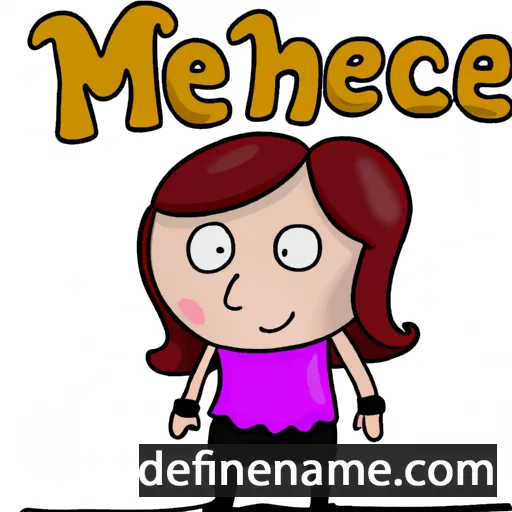 cartoon of the name Merche