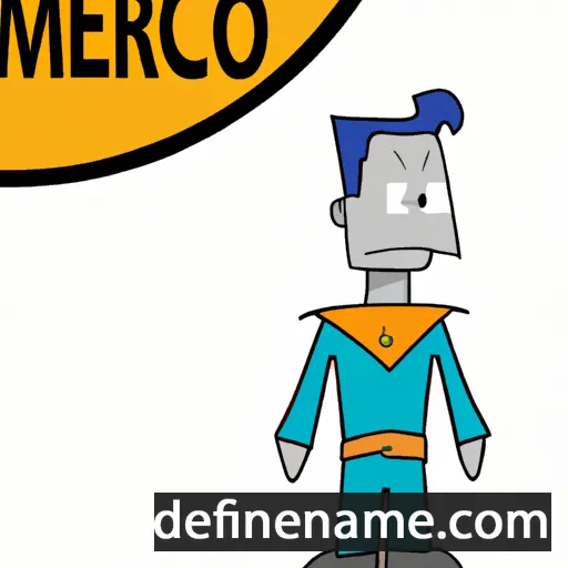 cartoon of the name Mercurio