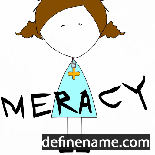 cartoon of the name Mercy