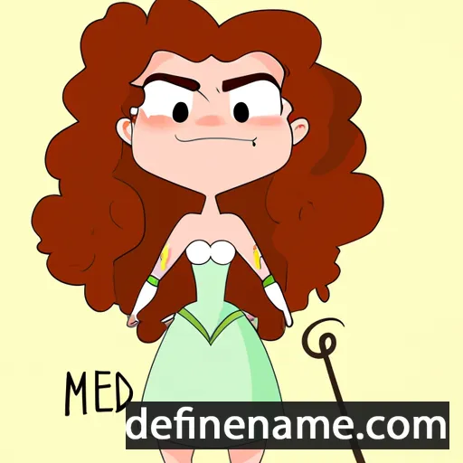 cartoon of the name Merida