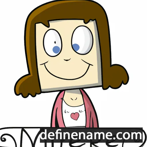 cartoon of the name Merike