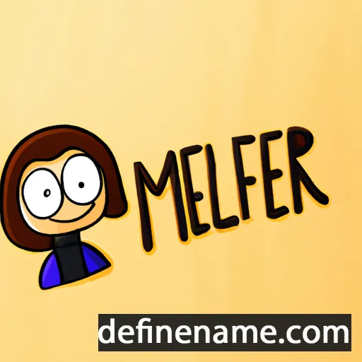 cartoon of the name Meritxell