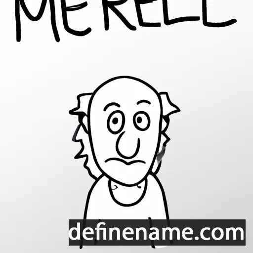 cartoon of the name Merle