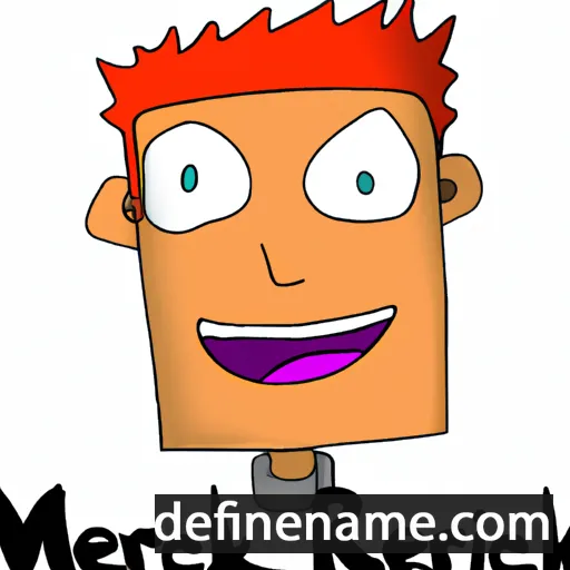 cartoon of the name Merrick