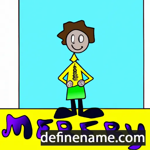 cartoon of the name Merry