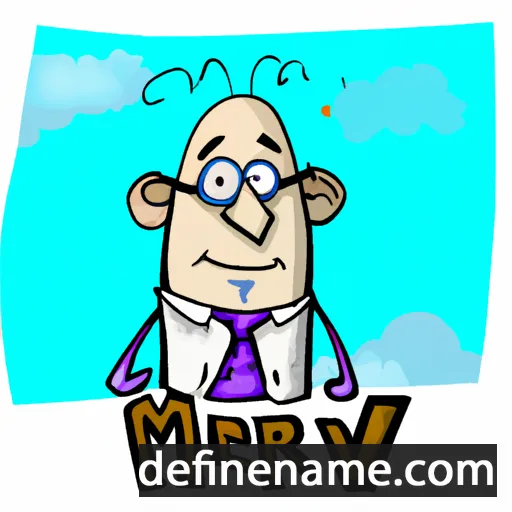 cartoon of the name Merv