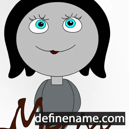 cartoon of the name Mervi