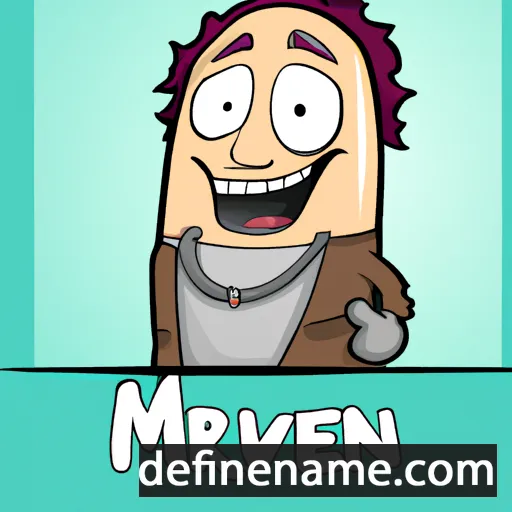 cartoon of the name Mervyn