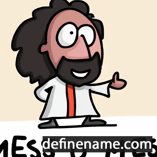 cartoon of the name Messias