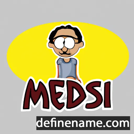 cartoon of the name Mesud