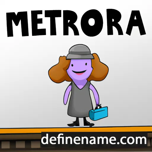 cartoon of the name Metrodora