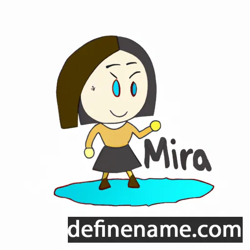 cartoon of the name Míra