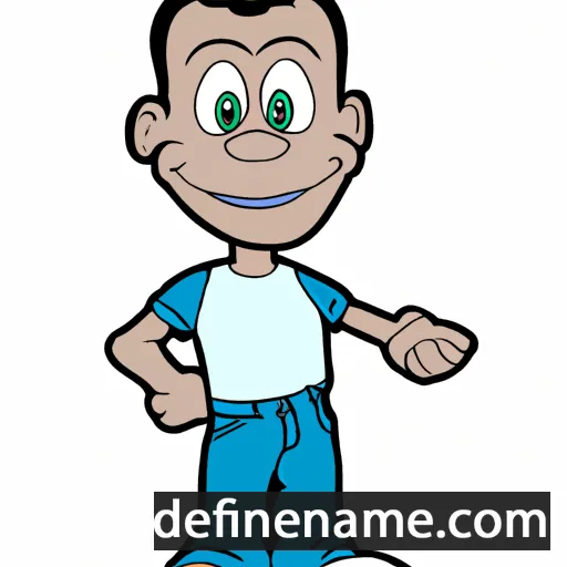 cartoon of the name Micael