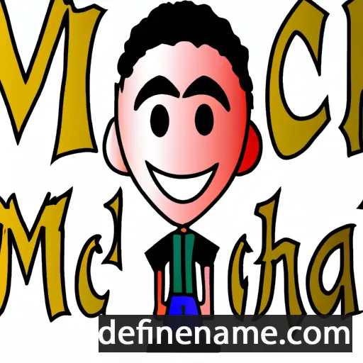 cartoon of the name Micah