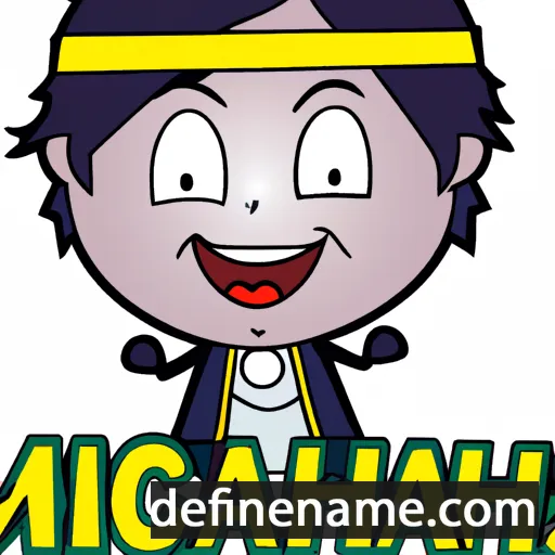 cartoon of the name Micaiah