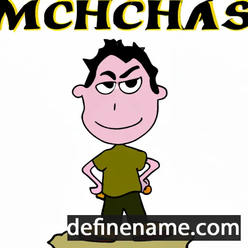 cartoon of the name Michaias