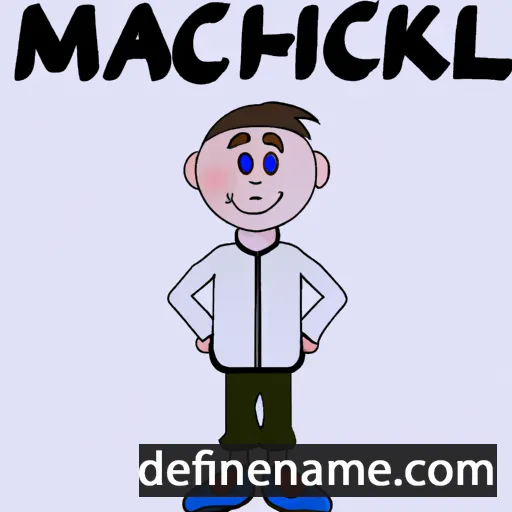 cartoon of the name Michał