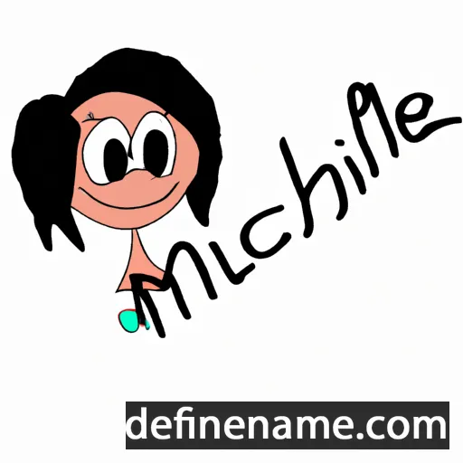 Michèle cartoon