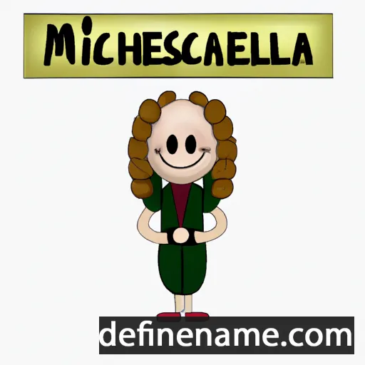 cartoon of the name Michelangela