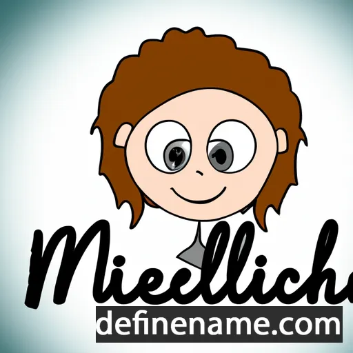 cartoon of the name Michele