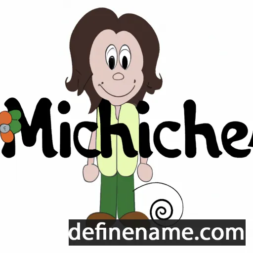 cartoon of the name Michele