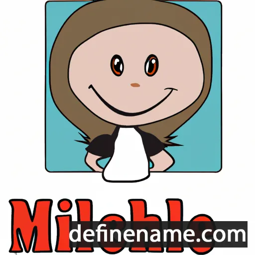 cartoon of the name Michelle