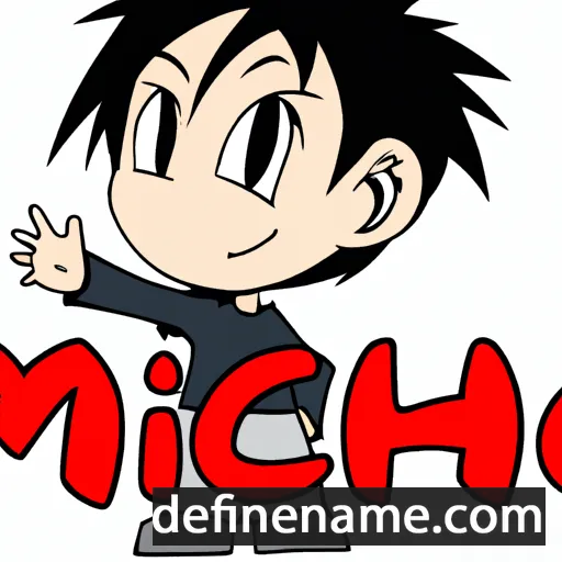 cartoon of the name Michi