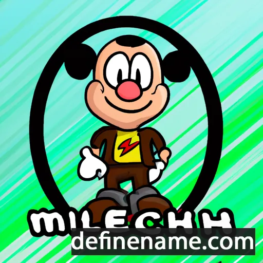 cartoon of the name Michiel