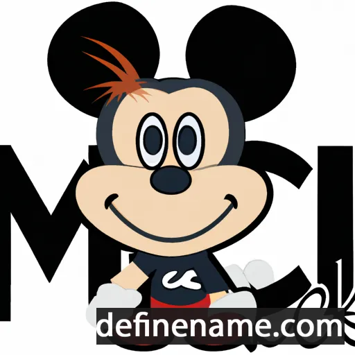 cartoon of the name Micky