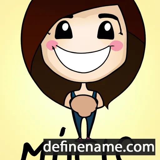 cartoon of the name Micol