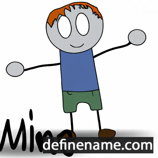 cartoon of the name Mie