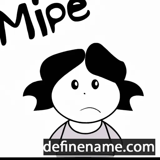 cartoon of the name Miep