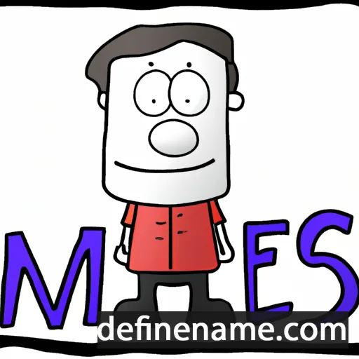 cartoon of the name Mies