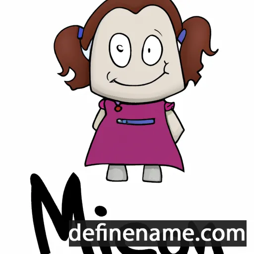 cartoon of the name Mignon