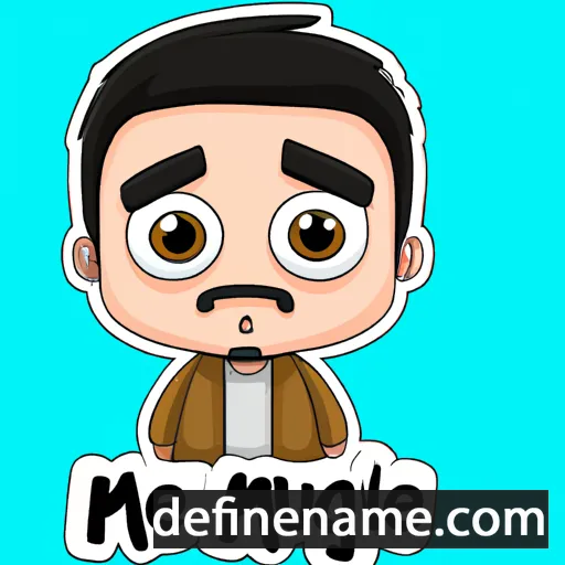 cartoon of the name Miguel