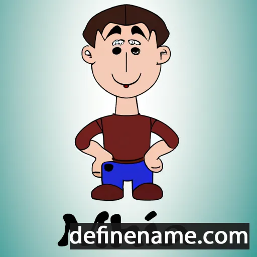 cartoon of the name Mihai