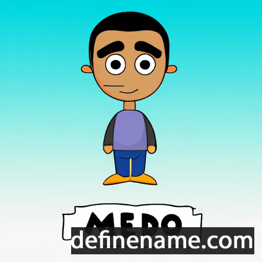 cartoon of the name Mihemed